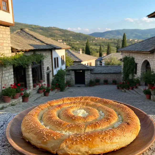 Byrek me Djathë – Popular snack recipe from Albania