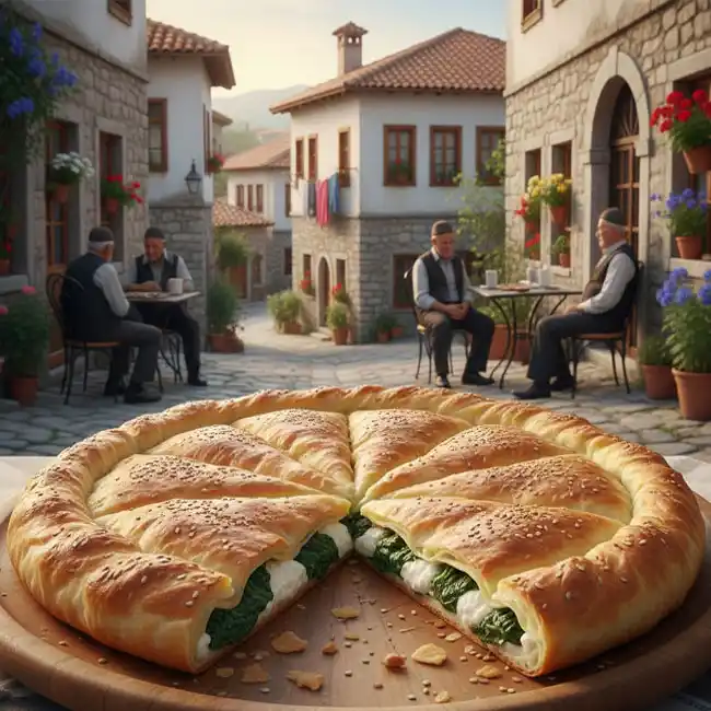 Byrek me Gjizë e Spinaq – Popular appetizer recipe from Albania