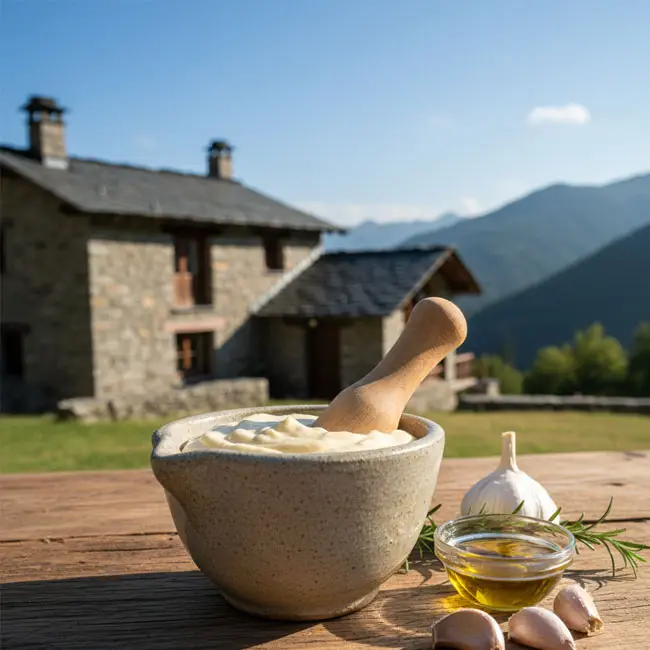 Allioli d’Andorra – Popular sauce recipe from Andorra