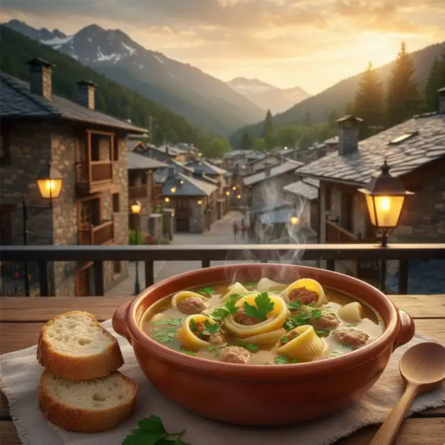 Sopa de Galets – Famous bread recipe from Andorra
