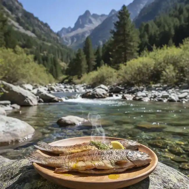 Truites de Riu – Famous main dish recipe from Andorra