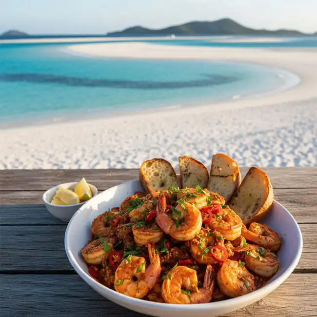 Fiery Aussie Chili Garlic Prawns – Flavorful main dish recipe from Australia