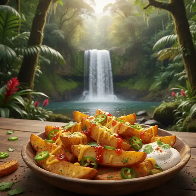Outback Loaded Wedges with Sweet Chili & Jalapeño – Specialty snack recipe from Australia