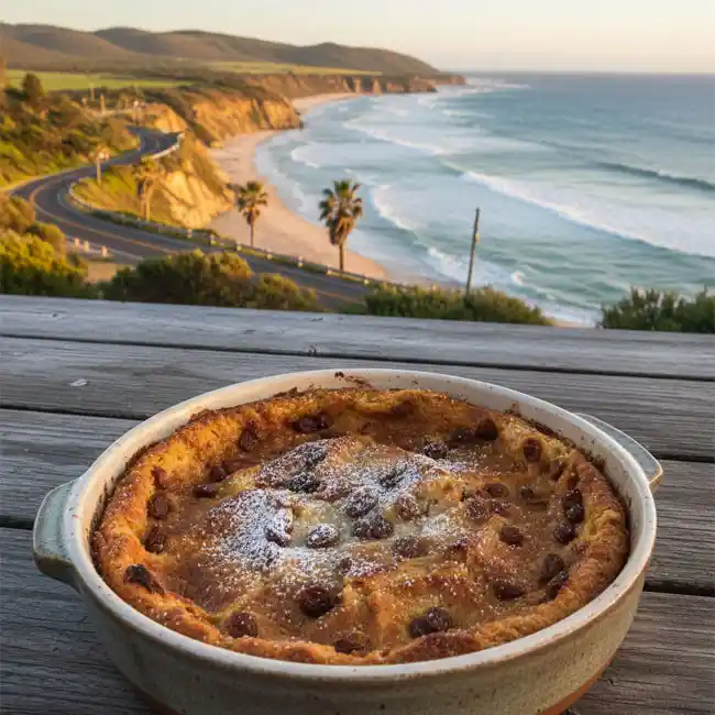 Warm Australian Bread and Butter Pudding – Specialty dessert recipe from Australia