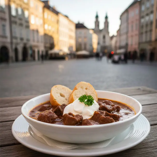 Austrian Beef Goulash – Famous main dish recipe from Austria