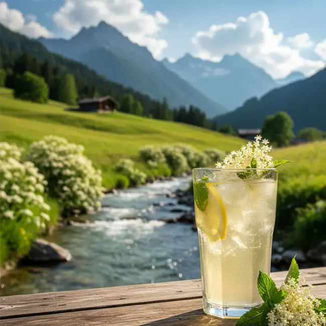 Hollerblütensirup – Popular drink recipe from Austria