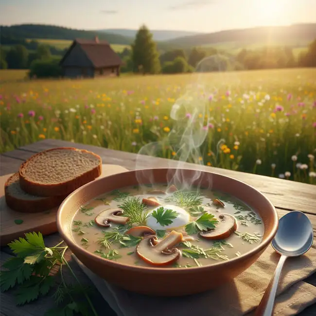 Belarusian Mushroom Soup – Famous soup recipe from Belarus