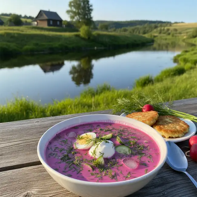 Cold Beetroot Soup – Best soup recipe from Belarus