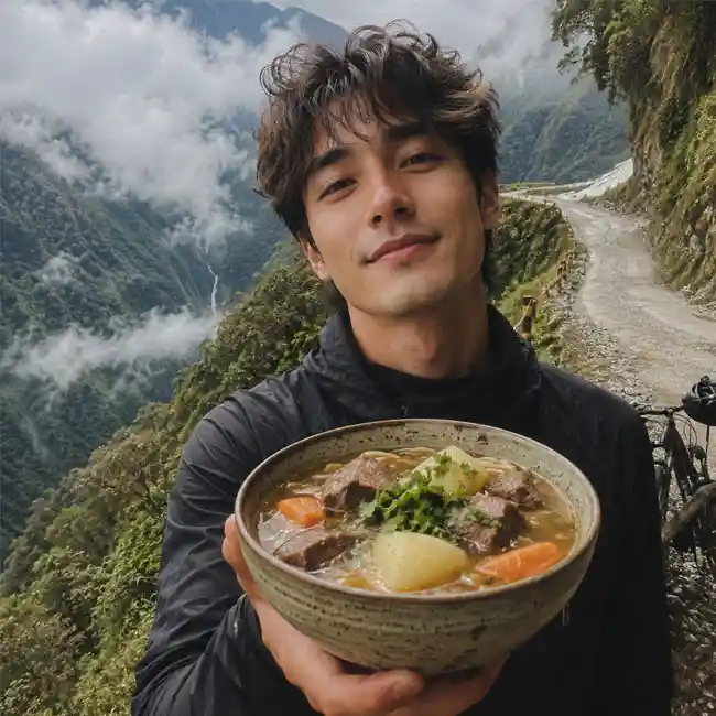 Keto Chairo-Style Beef Soup – Low-Carb soup recipe from Bolivia