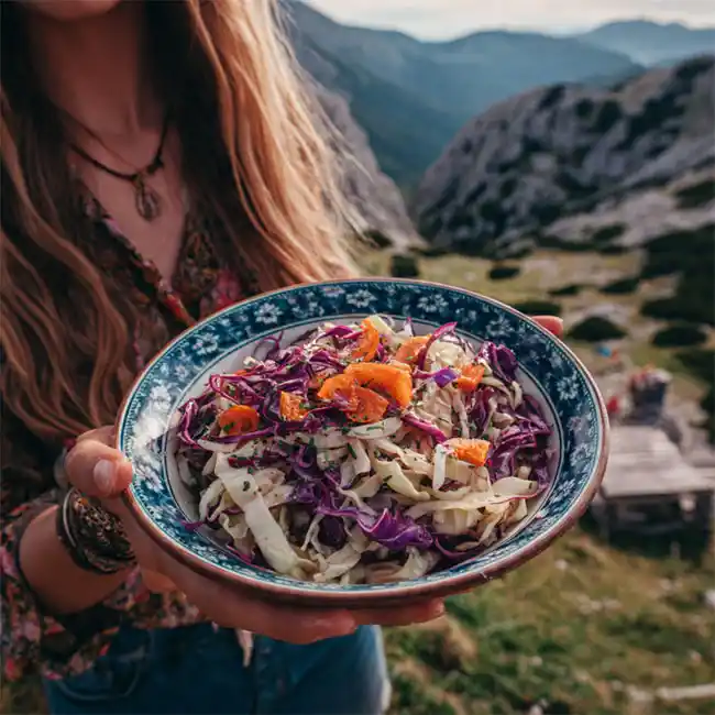 Tangy Cabbage Salad – Dinner salad recipe from Bosnia and Herzegovina