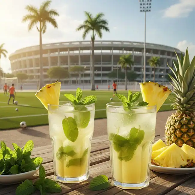 Abacaxi com Hortelã Light – Healthy dessert recipe from Brazil