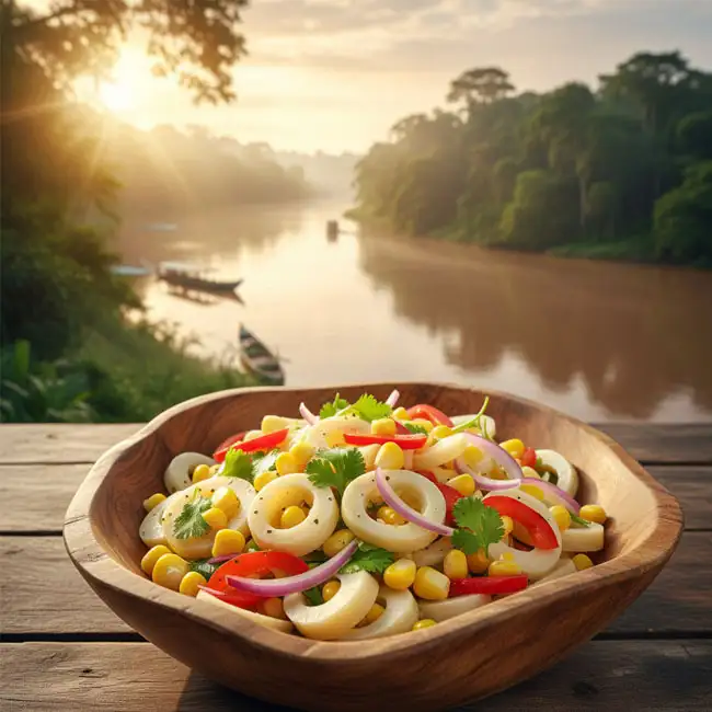 Salada de Palmito e Milho – Vegetarian salad recipe from Brazil