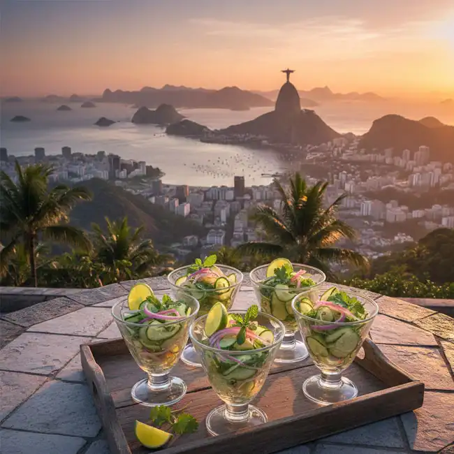 Salada de Pepino Refrescante – Healthy appetizer recipe from Brazil