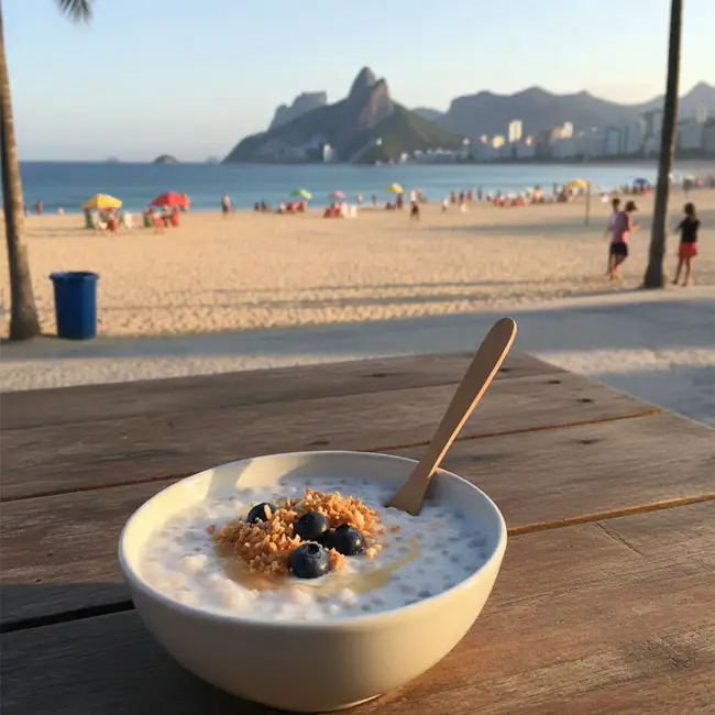 Tapioca Cremosa Fit – Vegetarian dessert recipe from Brazil