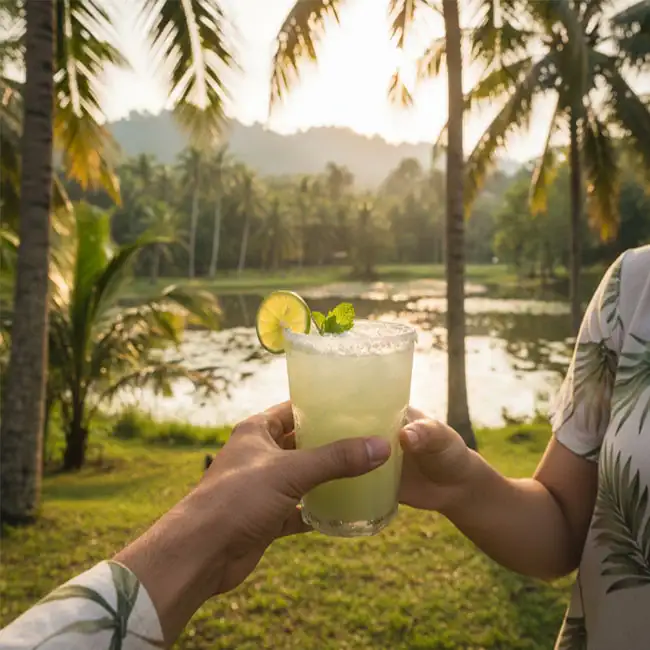Coconut Lime Tropical Chill – Sugar-Free drink recipe from Brunei