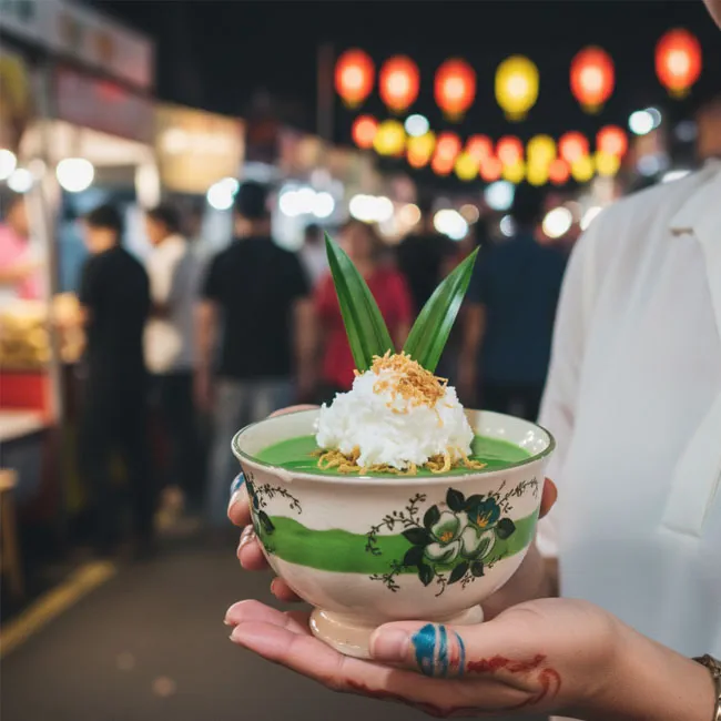 Silky Pandan & Coconut Pudding – Sugar-Free dessert recipe from Brunei