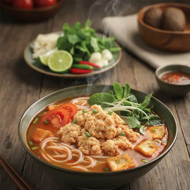 Bun Rieu Cua – Classic soup recipe from Vietnam