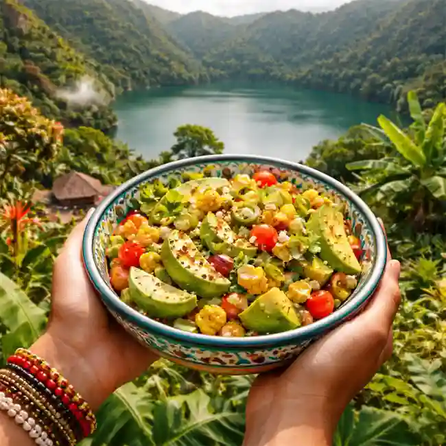 Avocado Street Mix – Local salad recipe from Cameroon