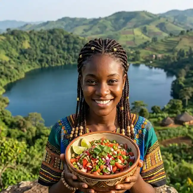 Kachumbari – Authentic Street Food salad recipe from Cameroon