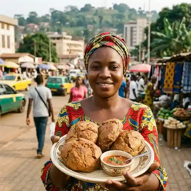 Kumba Bread – Authentic Street Food bread recipe from Cameroon