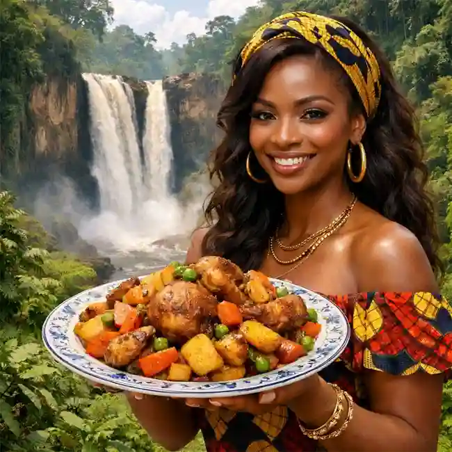 Poulet DG – Local main dish recipe from Cameroon