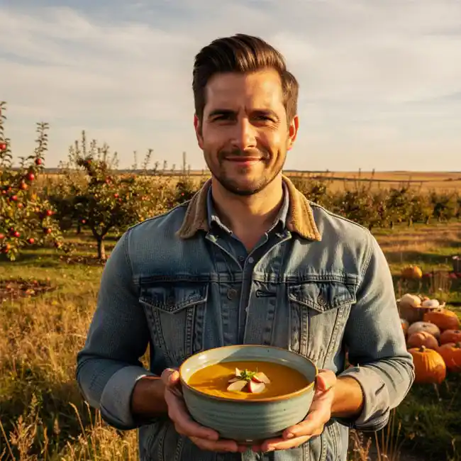 Autumn Roast Pumpkin & Canadian Apple Soup – Under $5 soup recipe from Canada