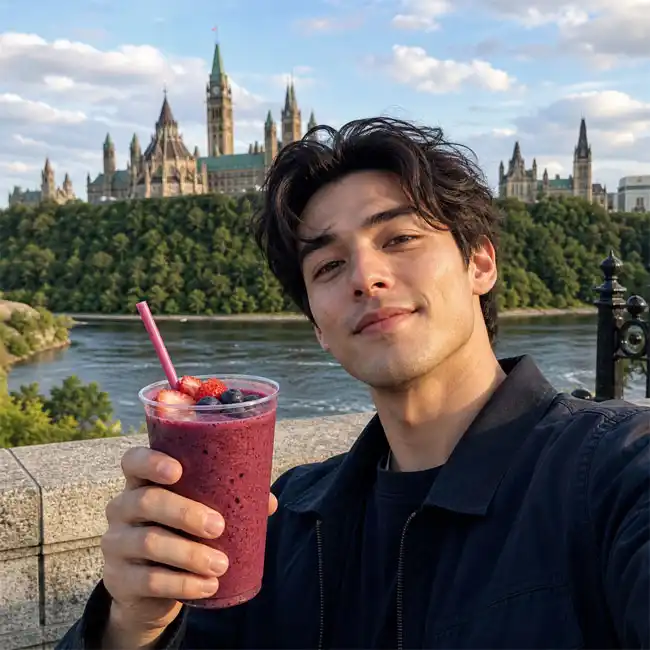Canadian Berry Smoothie – Affordable drink recipe from Canada