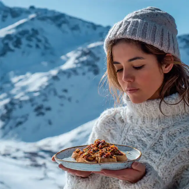 Smoky Pebre over Crispy Toasted Marraqueta – Specialty Snack recipe from Chile