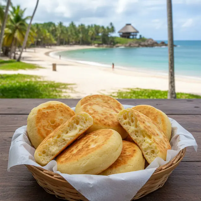 Colombian Cassava Flatbread – Vegetarian bread recipe from Colombia