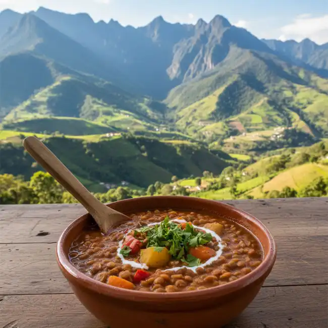 Lentejas con Verduras – Lifestyle main dish recipe from Colombia