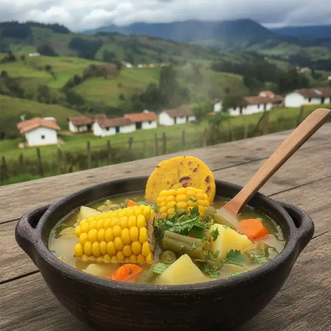 Sopa de Verduras – Healthy soup recipe from Colombia