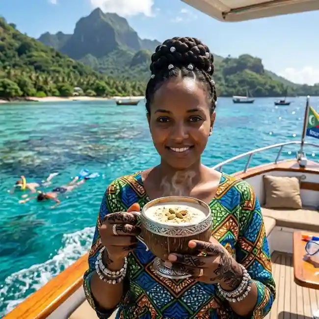 Comorian Spiced Milk – One-Pan drink recipe from Comoros