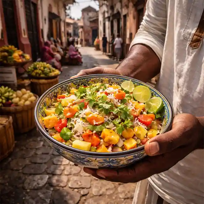 Coconut Vegetable Salad – One-Pan salad recipe from Comoros