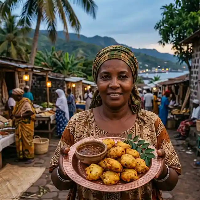 Savory M’tsolola Potato Bites – One-Pan appetizer recipe from Comoros