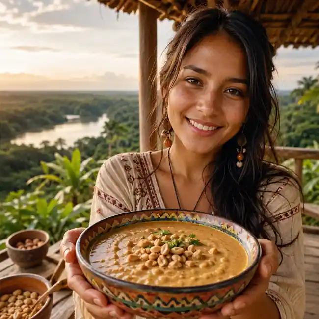 Creamy Sugar-Free Bolivian Peanut Sauce – Low-Carb sauce recipe from Bolivia