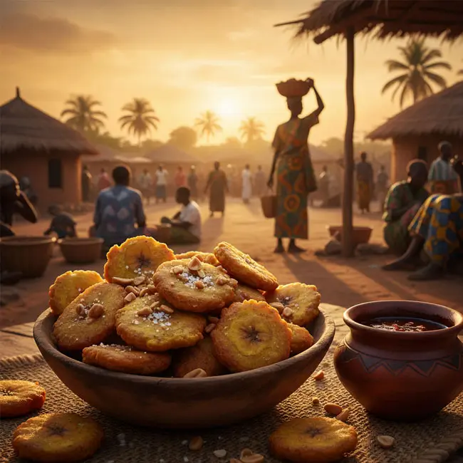 Crispy Plantain & Peanut Bites – Easy snack recipe from Congo