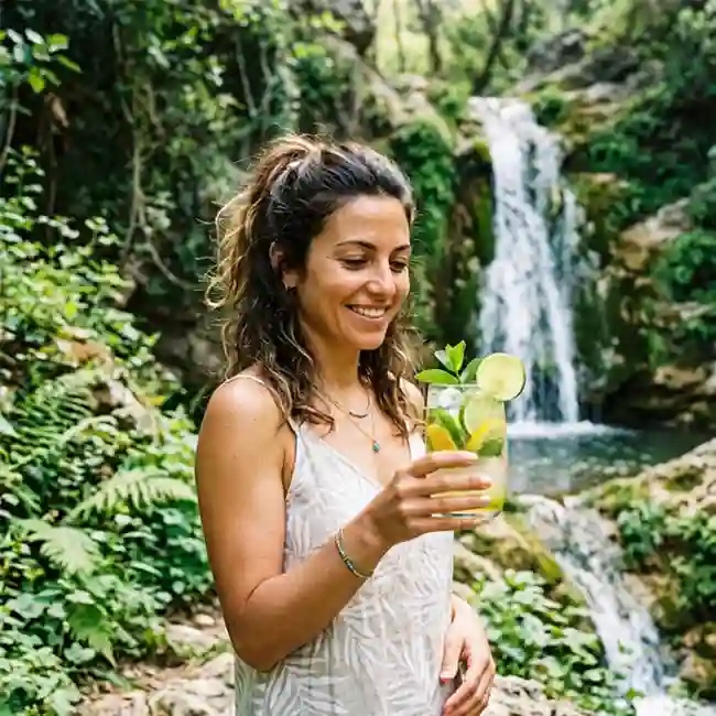 Cypriot Citrus Mint Sparkler – Festive drink recipe from Cyprus