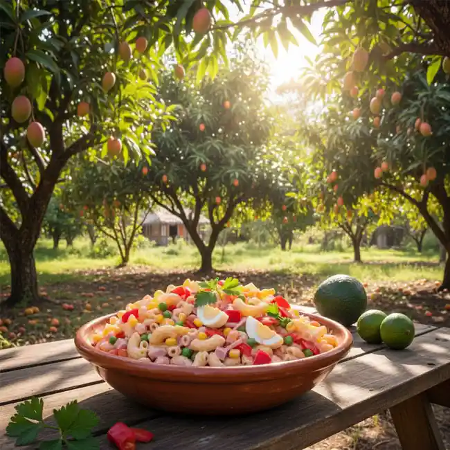 Ensalada de Coditos – Dinner salad recipe from Dominican Republic