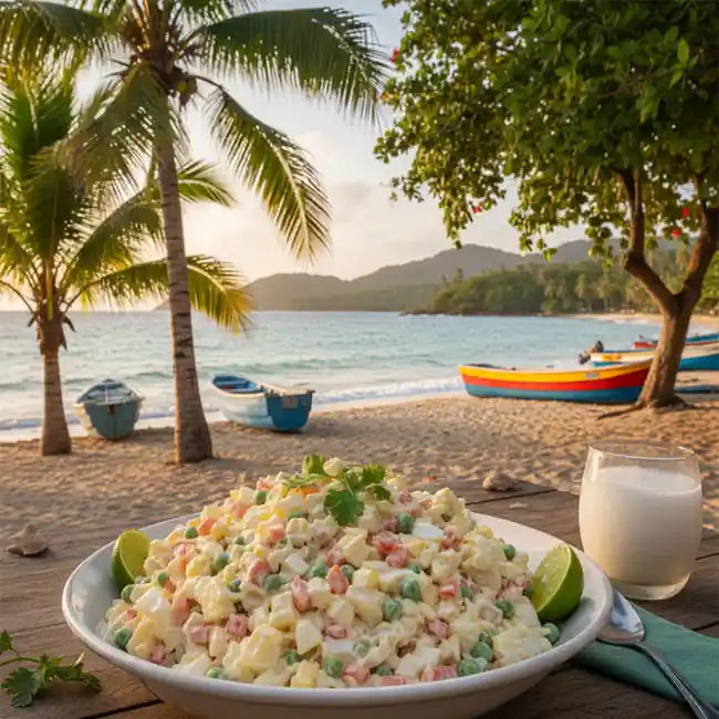 Ensalada Rusa – Family salad recipe from Dominican Republic