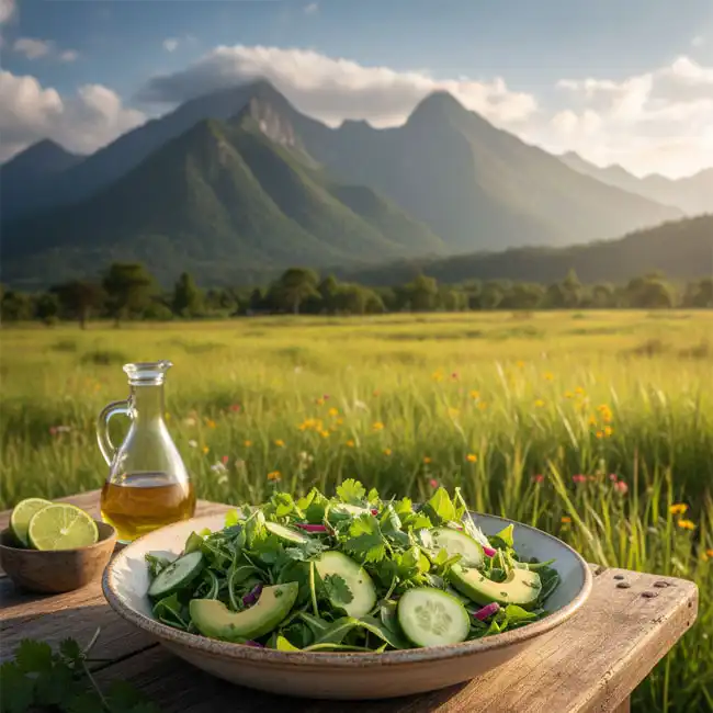 Ensalada Verde – Everyday salad recipe from Dominican Republic