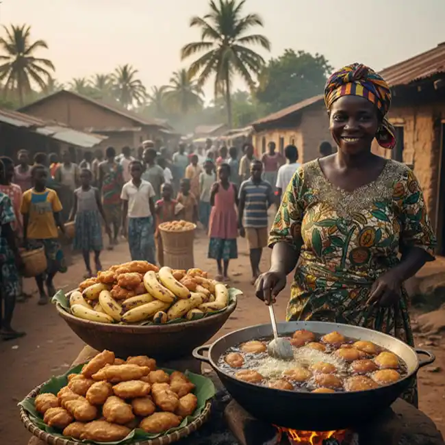 Fidjós de Banana – Beginner-friendly dessert recipe from Guinea-Bissau
