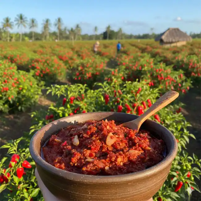 Fijian Bongo Chili Chutney – Flavorful sauce recipe from Fiji