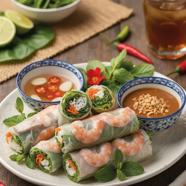 Fresh Spring Rolls – Authentic appetizer recipe from Vietnam