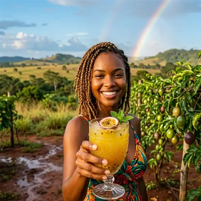 Fresh Surinamese Markoesa Juice – Holiday drink recipe from Suriname