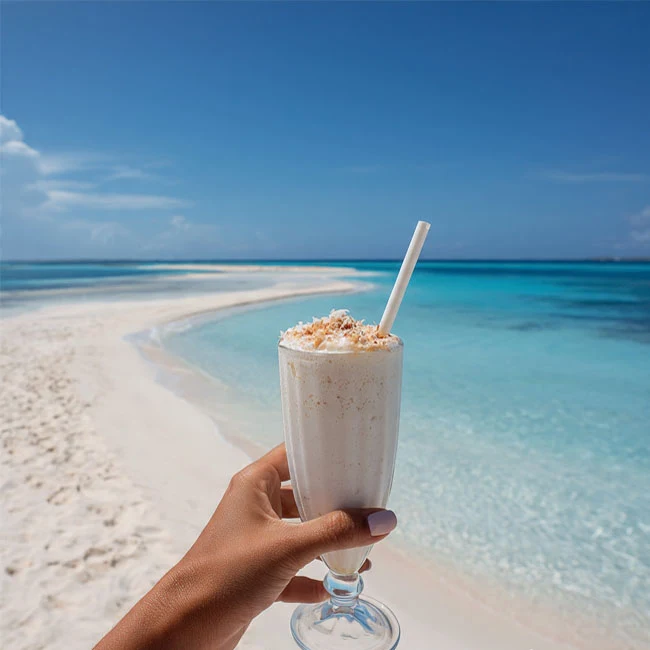 Frosty Tropical Cocada Venezolana – Fast drink recipe from Venezuela