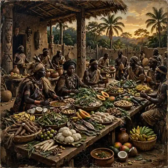 Gabon Aristocratic Garden Greens Salads Recipes