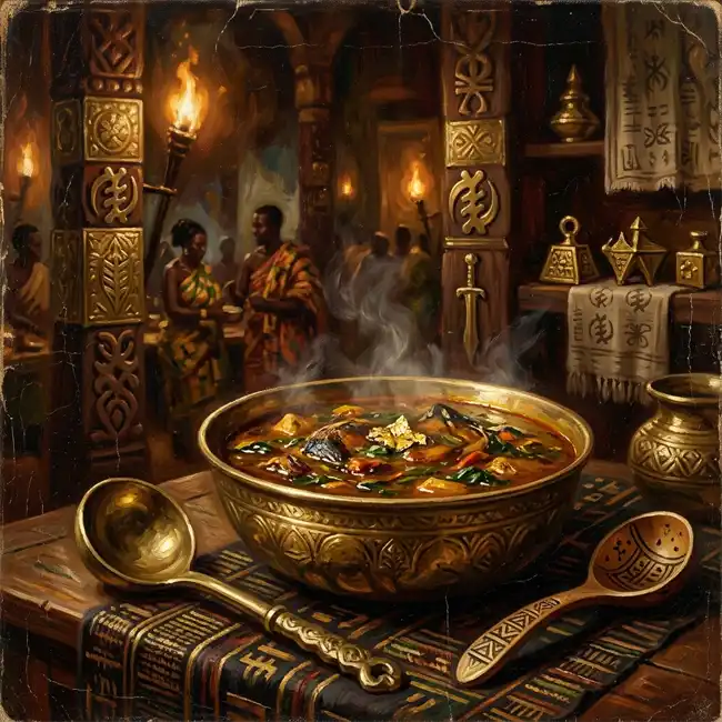 The Golden Asante Heritage Broth – royal court broths soup recipe from Ghana