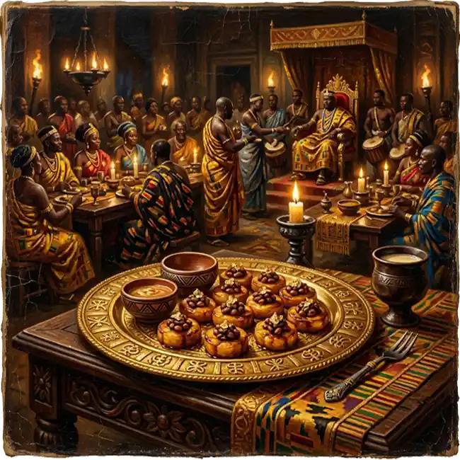 The Golden Sovereign Plantain & Groundnut Palace Bites – royal court side-bites snack recipe from Ghana