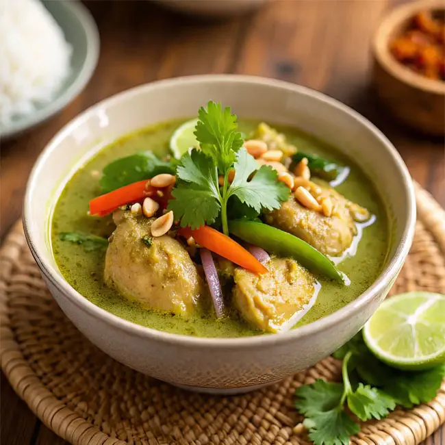 Green Curry Chicken – Original main dish recipe from Thai