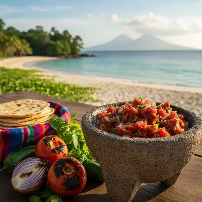 Chirmol de Tomate Asado – Family sauce recipe from Guatemala